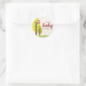 Stickers ronds animaux de bois (Sac)