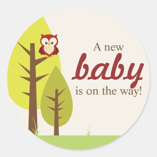 Stickers ronds animaux de bois (Devant)