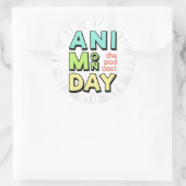 Stickers ronds AniMonday (Sac)