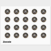 Stickers ronds Badger (Feuille)