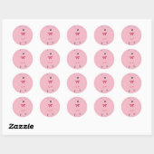 Stickers ronds Barry Bear (Feuille)
