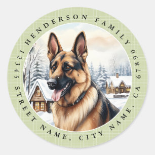 Stickers ronds bergers allemands