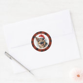 Stickers ronds bergers de Noël (Enveloppe)