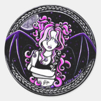 Stickers ronds "Brandy" 3"