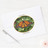 Stickers ronds brillants, Style Monarque #4a (Enveloppe)