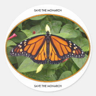 Stickers ronds brillants, Style Monarque #4a