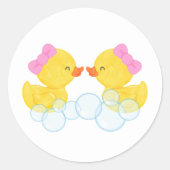 Stickers ronds canard en caoutchouc pour fille jum (Devant)