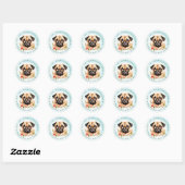 Stickers ronds carlin (Feuille)