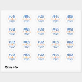 Stickers ronds carlins & baisers (Feuille)