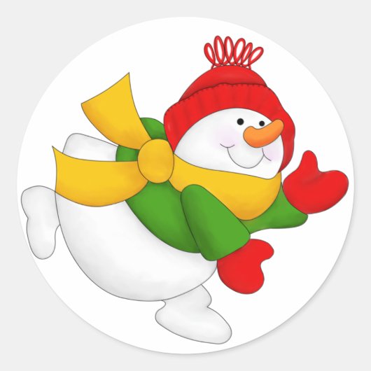 Stickers ronds Casquettes rouges (Devant)