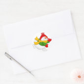 Stickers ronds Casquettes rouges (Enveloppe)