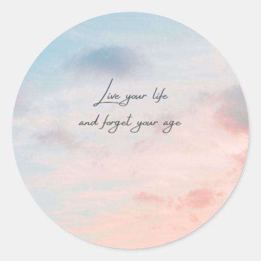 Stickers ronds classiques (Devant)