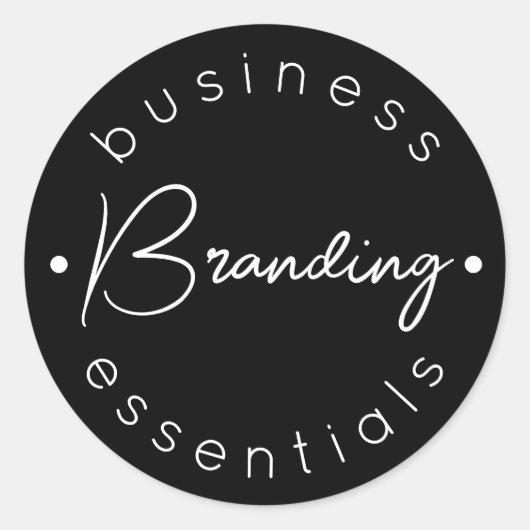 Stickers ronds classiques (Devant)