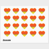 Stickers ronds classiques (Feuille)