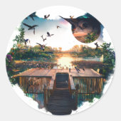 Stickers ronds classiques (Devant)