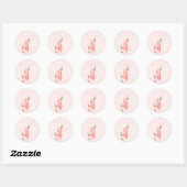 Stickers ronds classiques (Feuille)