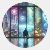 Stickers ronds classiques (Devant)