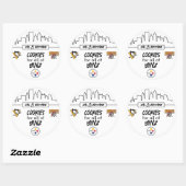 Stickers ronds classiques (Feuille)