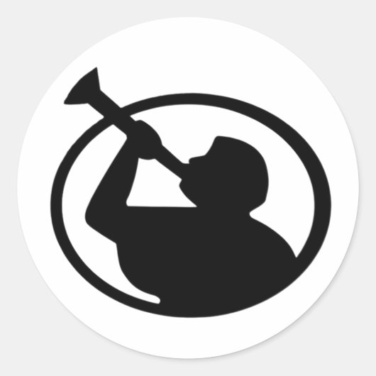 Stickers ronds classiques Angel Moroni™ LDS (Devant)