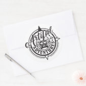 Stickers ronds classiques de 3 pouces (Enveloppe)