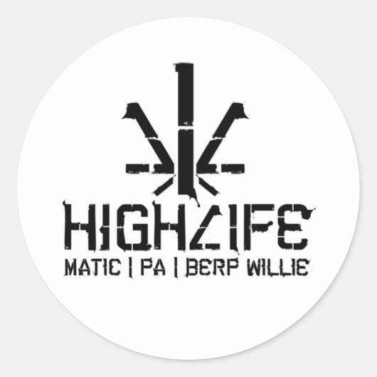 Stickers ronds - Customisés (Devant)