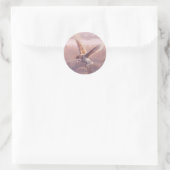 Stickers ronds de Barn Owl (Sac)