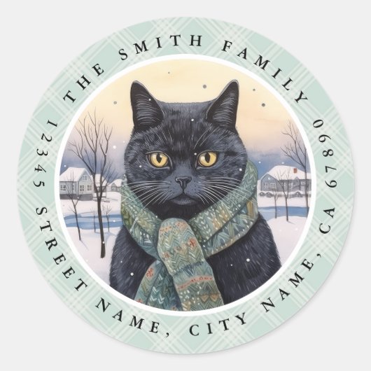 Stickers ronds de chats (Devant)