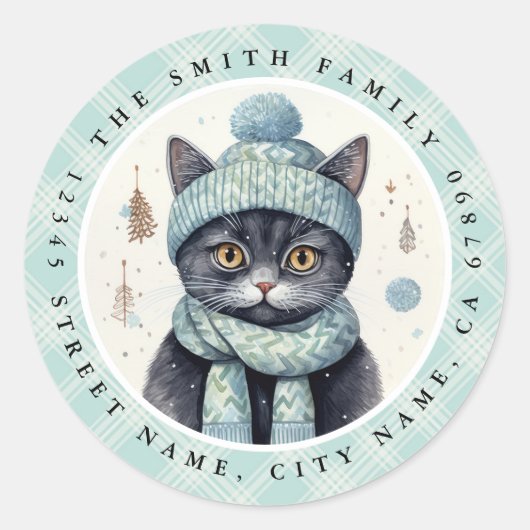 Stickers ronds de chats (Devant)