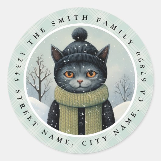 Stickers ronds de chats (Devant)