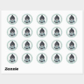 Stickers ronds de chats (Feuille)