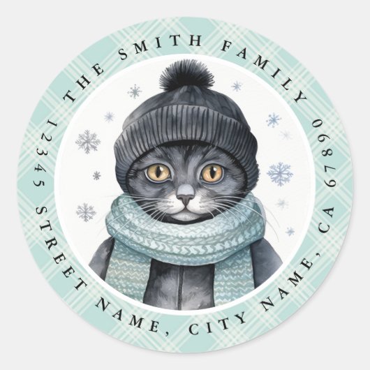 Stickers ronds de chats (Devant)