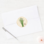 Stickers ronds de ciboulette d'ail (Enveloppe)