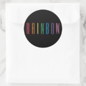Stickers ronds de GRANDE TAILLE / Noir (Sac)