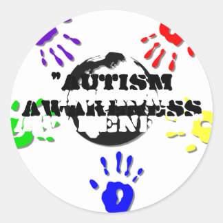 Stickers ronds de l'autisme