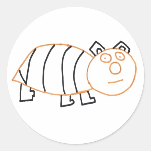 Stickers ronds de l'ours (Devant)