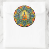 Stickers ronds de médecine Bouddha Mandala Art (Sac)