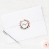 Stickers ronds de nom personnalisé (Enveloppe)