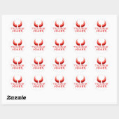 Stickers ronds de Trouble Maker et Devil Horns (Feuille)