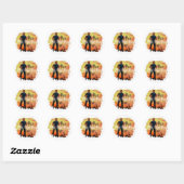 Stickers ronds désespérés (Feuille)