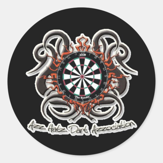 Stickers ronds en détresse - Customisés (Devant)