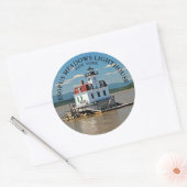 Stickers ronds Esopus Meadows Lighthouse, New York (Enveloppe)