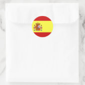Stickers ronds Espagnol Drapeau Bandera Española (Sac)