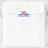 Stickers ronds Filles Rapides (Sac)