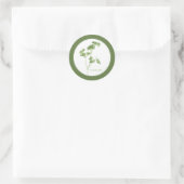 Stickers ronds FRAIS PARSLEY (+texte) Vert (Sac)