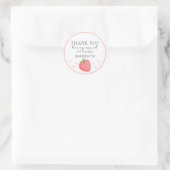 Stickers ronds fraises Berry Premier anniversaire (Sac)