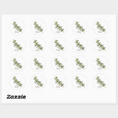 Stickers ronds Herbes de romarin (Feuille)