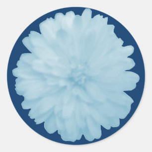 Stickers ronds Icy Blue Marigold