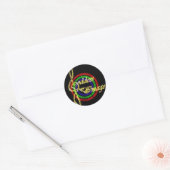 Stickers ronds Image déesse (Enveloppe)