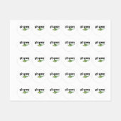 Stickers ronds Krishna (Feuille)