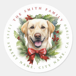 Stickers ronds Labrador Retriever